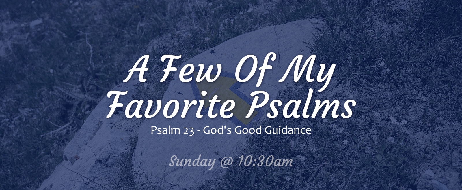 A Few Of My Favorite Psalms sermon series