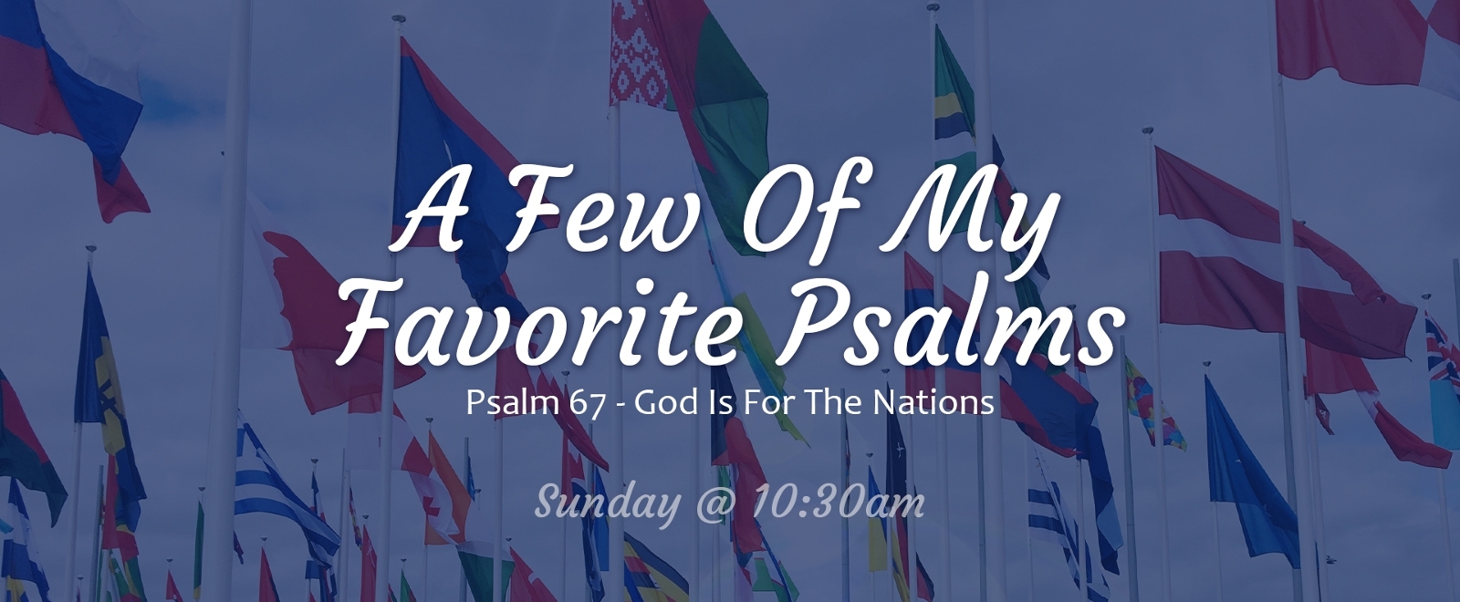 A Few Of My Favorite Psalms sermon series