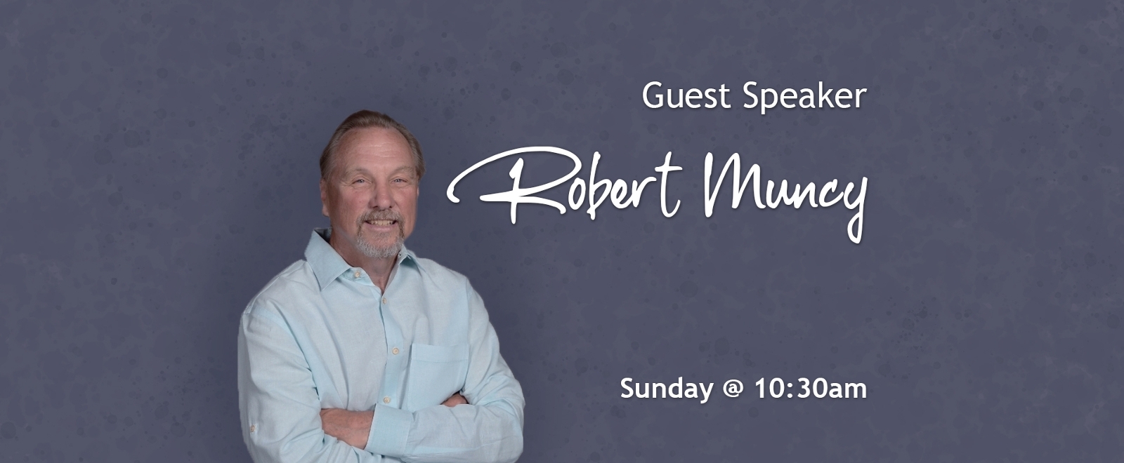 Guest speaker Robert Muncy